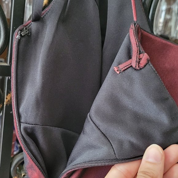 Maroon and Black Ruffled Gown from Cache - Picture 5 of 5